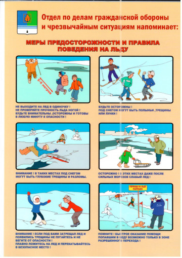 Памятки для недопущения происшествий и гибели на водных объектах в весенний период.